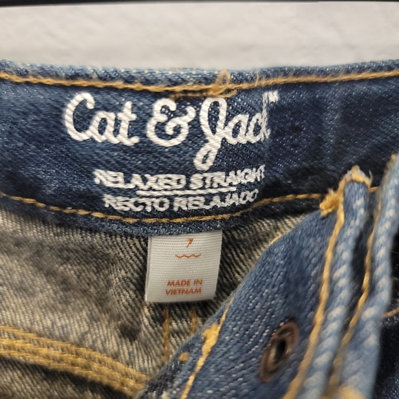 Cat & Jack Boys Relaxed Straight Jeans sz 7 - Picture 3 of 3